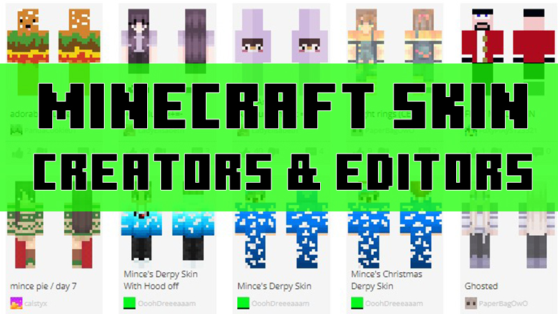 minecraft skin creator and editor